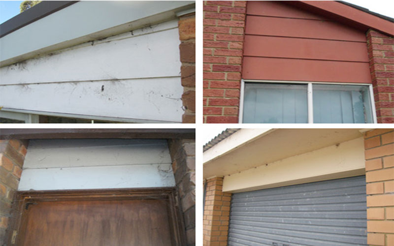 Examples of Timber weatherboard infills