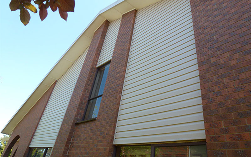 Vinyl Cladding used as a window infill solution in Melbourne